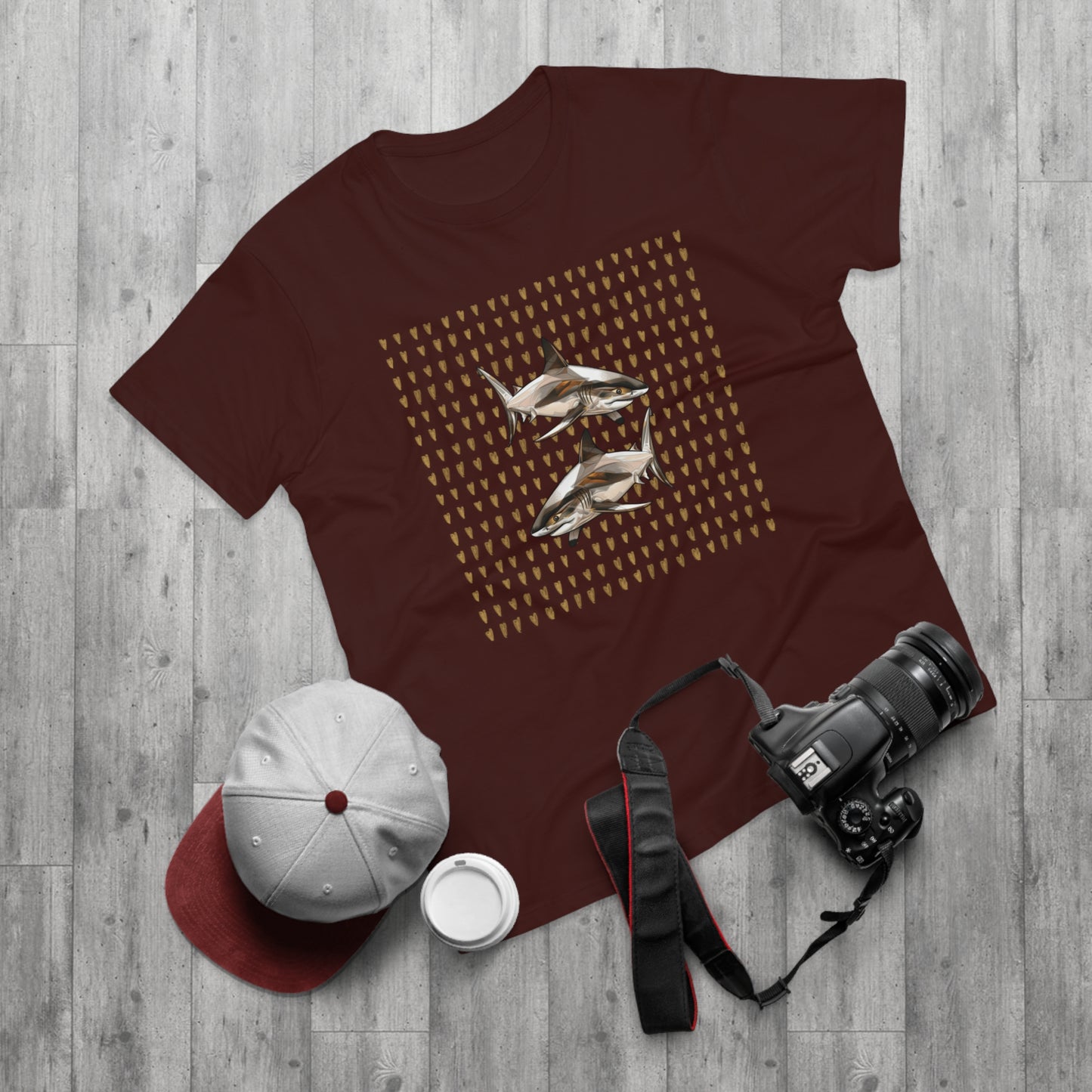 Men's T-shirt. Single Jersey. Shark collection. 9 colours