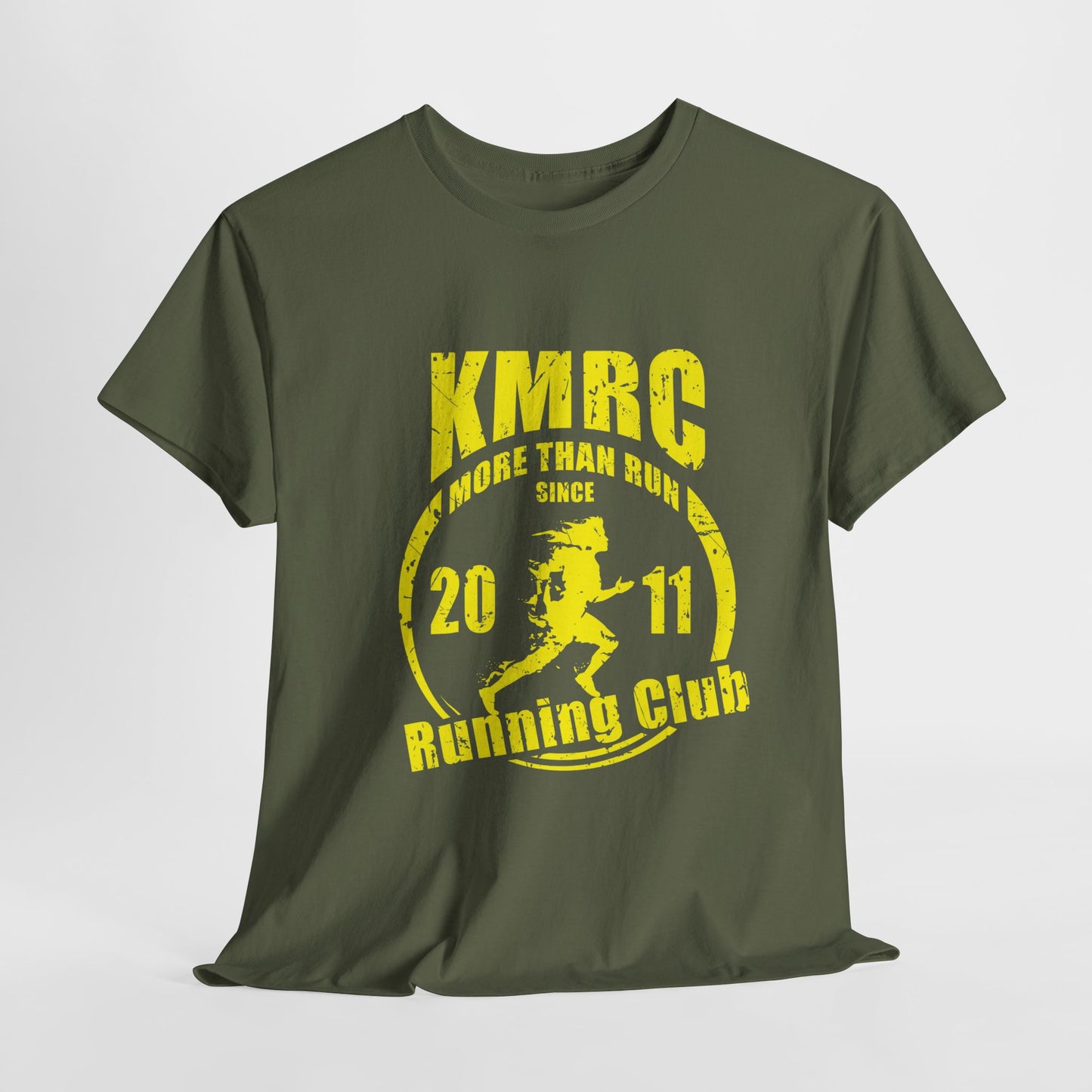 Unisex Heavy Cotton Tee. KMRC collection. more than run