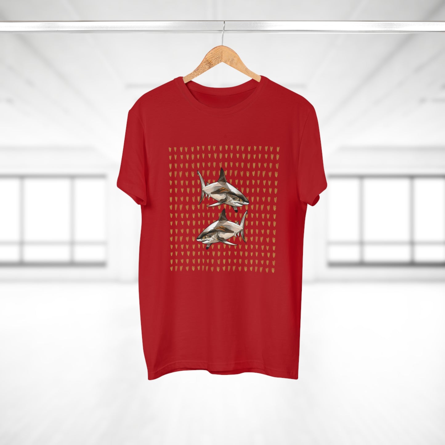 Men's T-shirt. Single Jersey. Shark collection. 9 colours