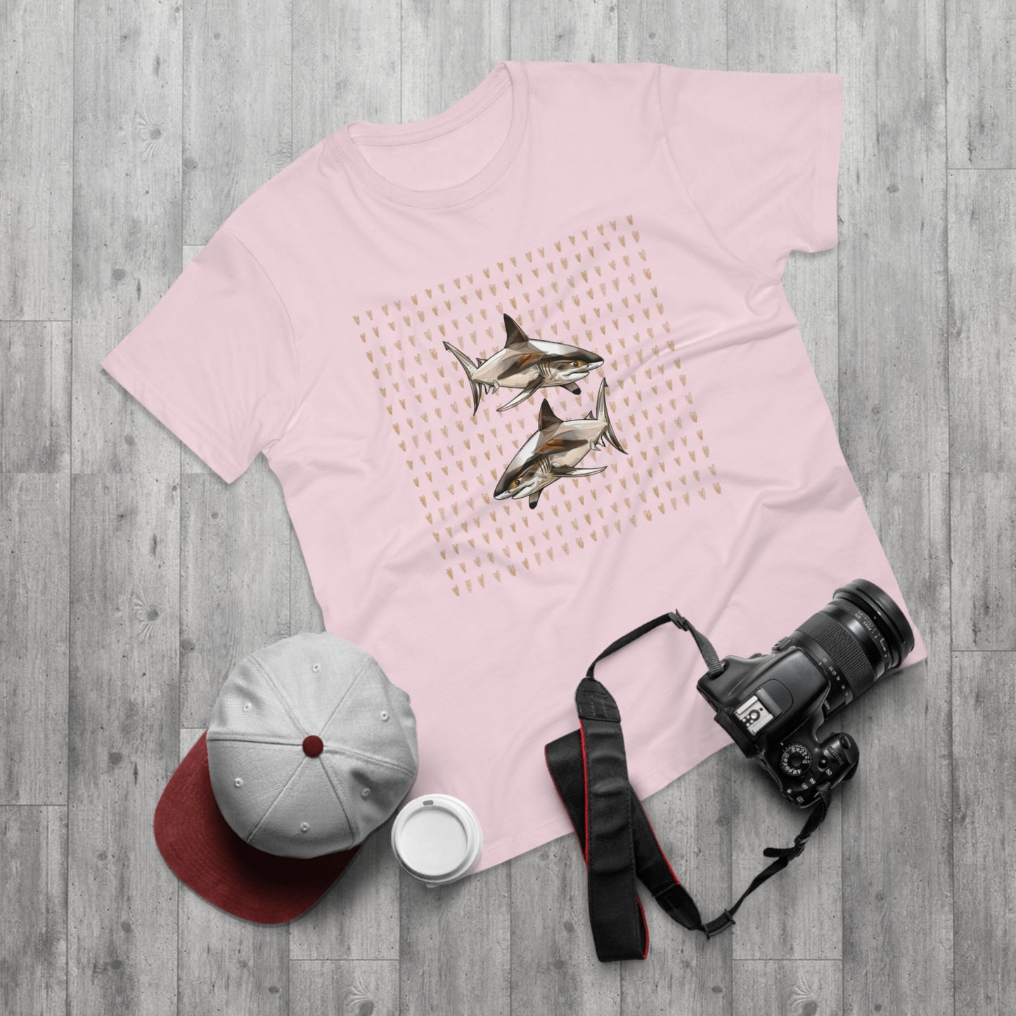 Men's T-shirt. Single Jersey. Shark collection. 9 colours