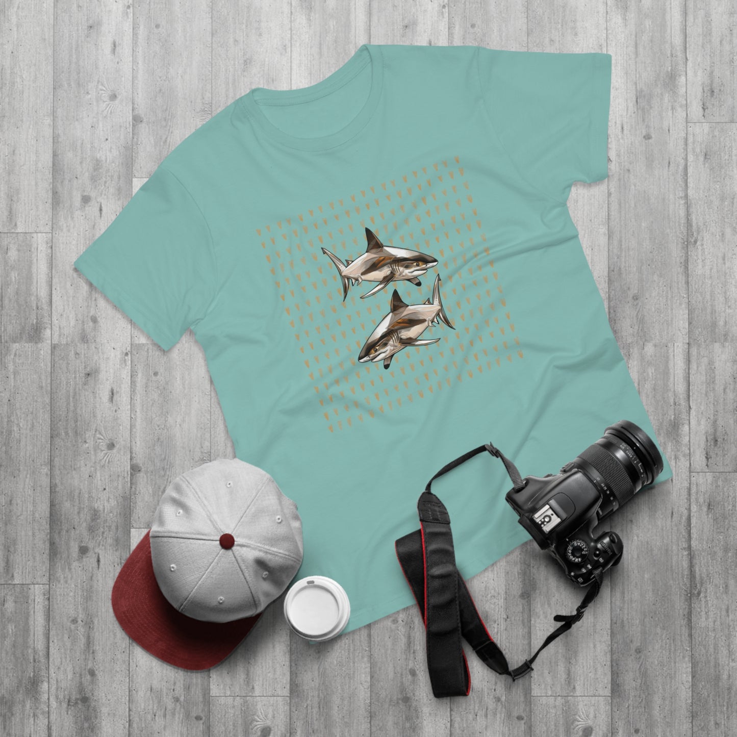 Men's T-shirt. Single Jersey. Shark collection. 9 colours