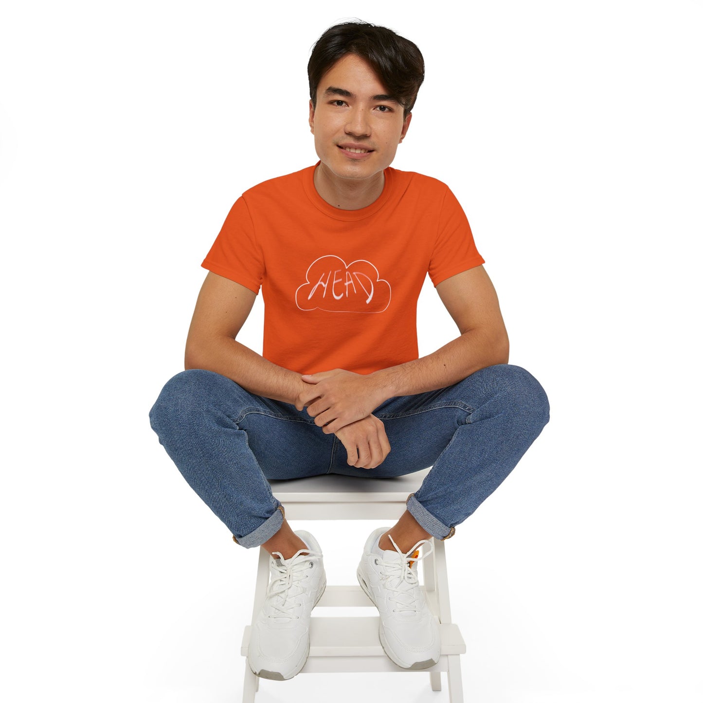 Unisex Tee. Ultra Cotton. 'head in the clouds' collection. 8 colors