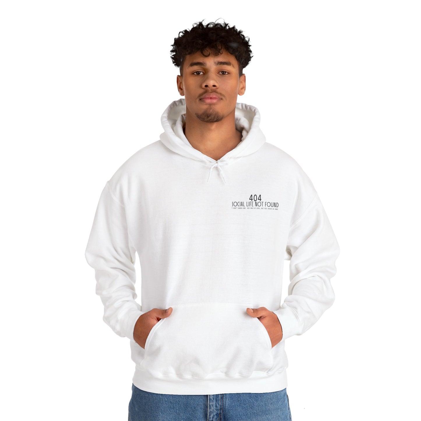 Unisex Hooded Sweatshirt. Heavy Blend™. 404 collection. 4 colours