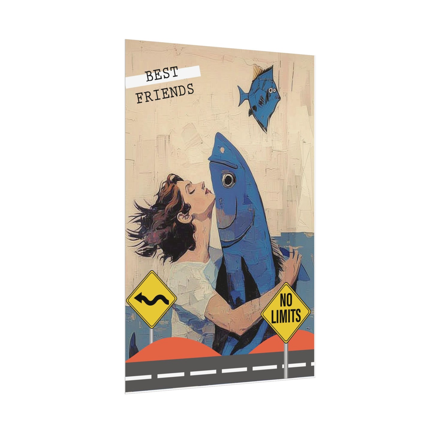 Vertical Rolled Posters. fish collection