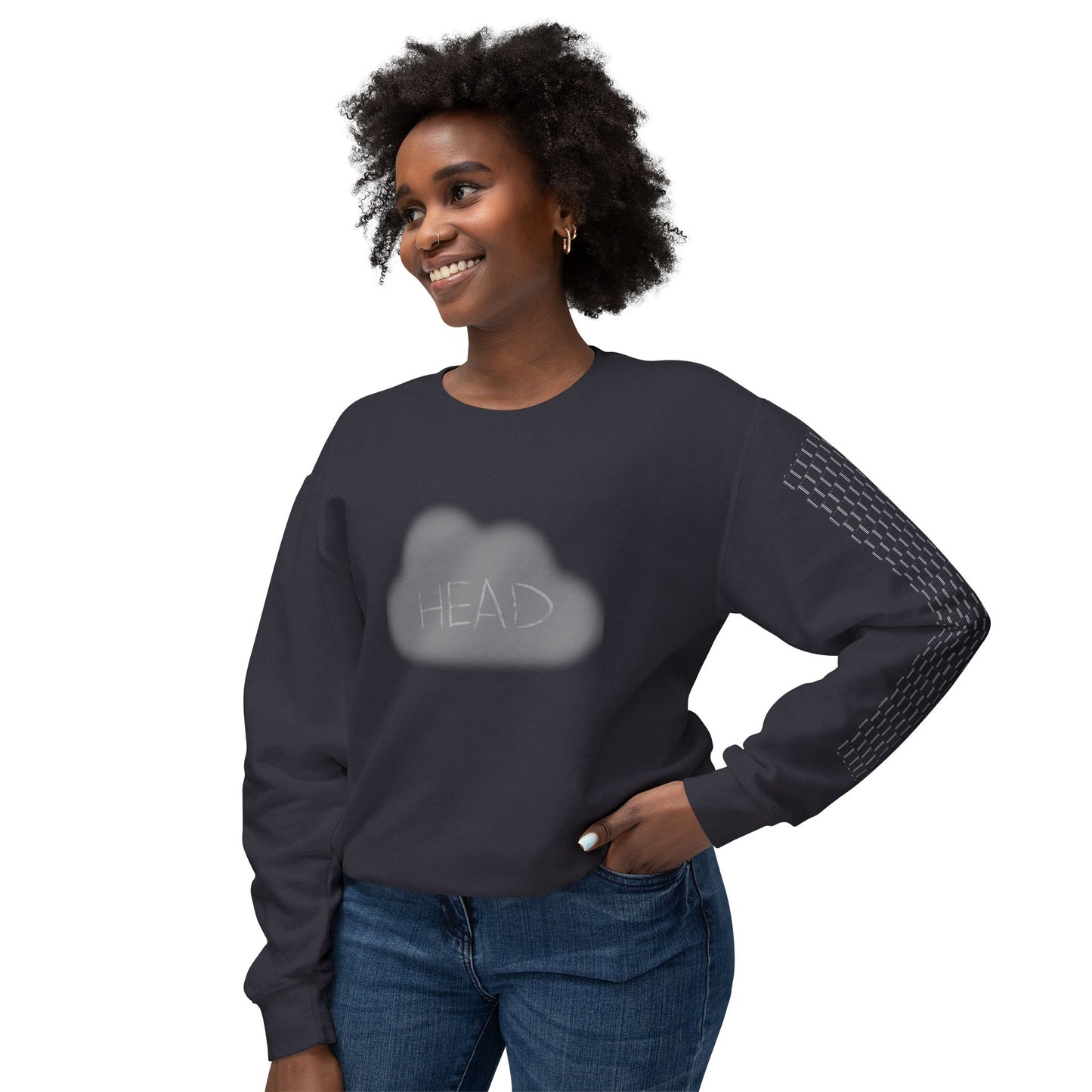 Unisex Sweatshirt. 'head in the clouds' collection. 7 colors