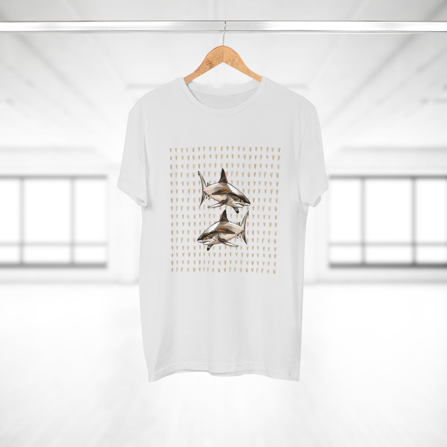 Men's T-shirt. Single Jersey. Shark collection. 9 colours