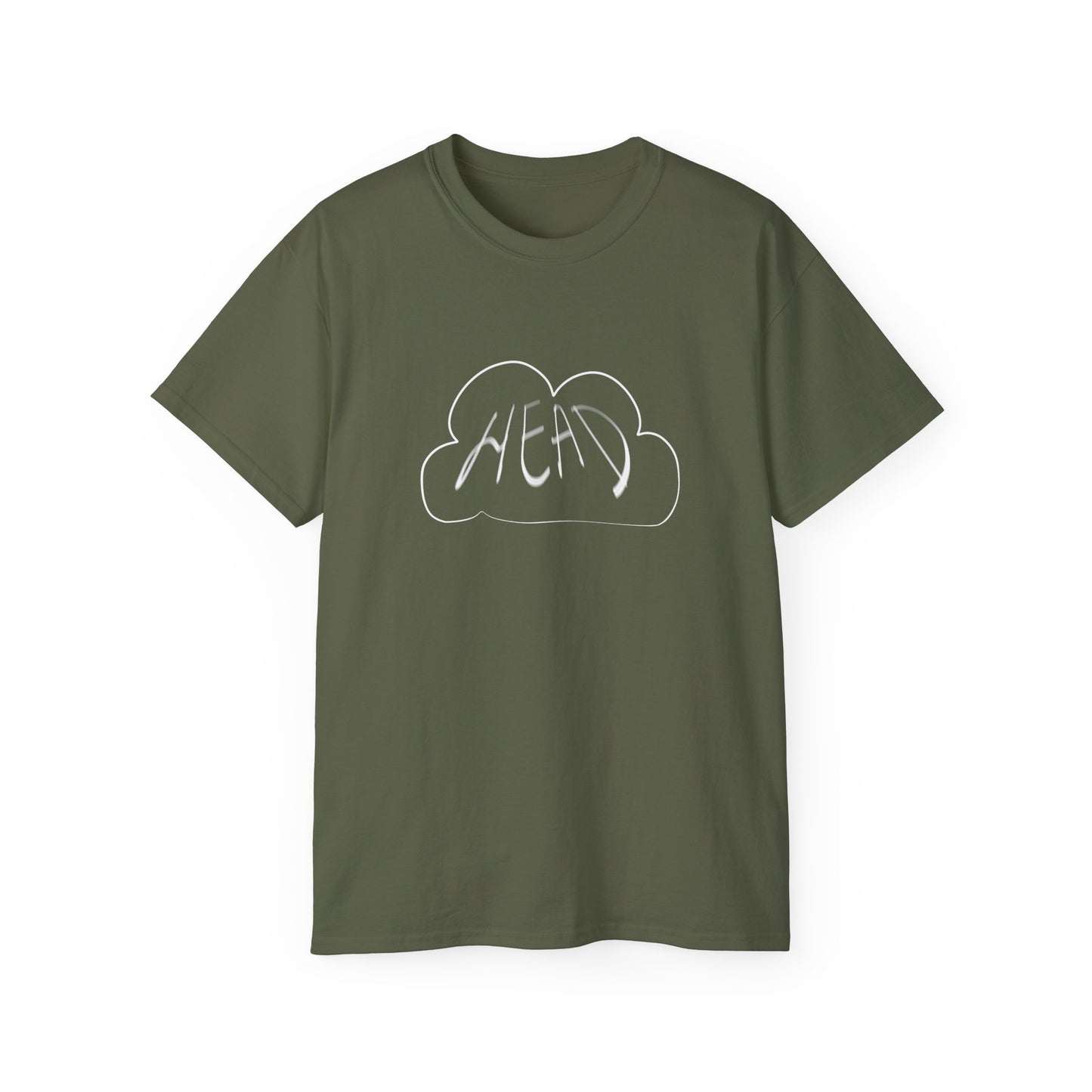 Unisex Tee. Ultra Cotton. 'head in the clouds' collection. 8 colors