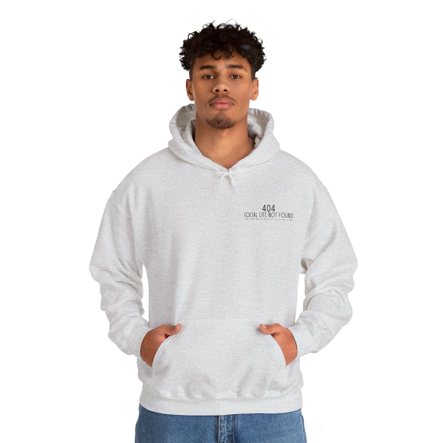 Unisex Hooded Sweatshirt. Heavy Blend™. 404 collection. 4 colours