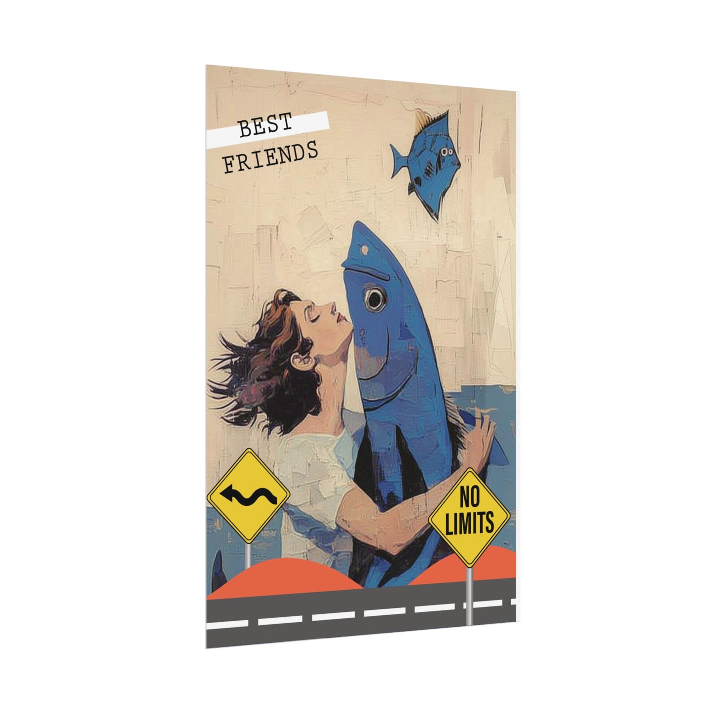 Vertical Rolled Posters. fish collection