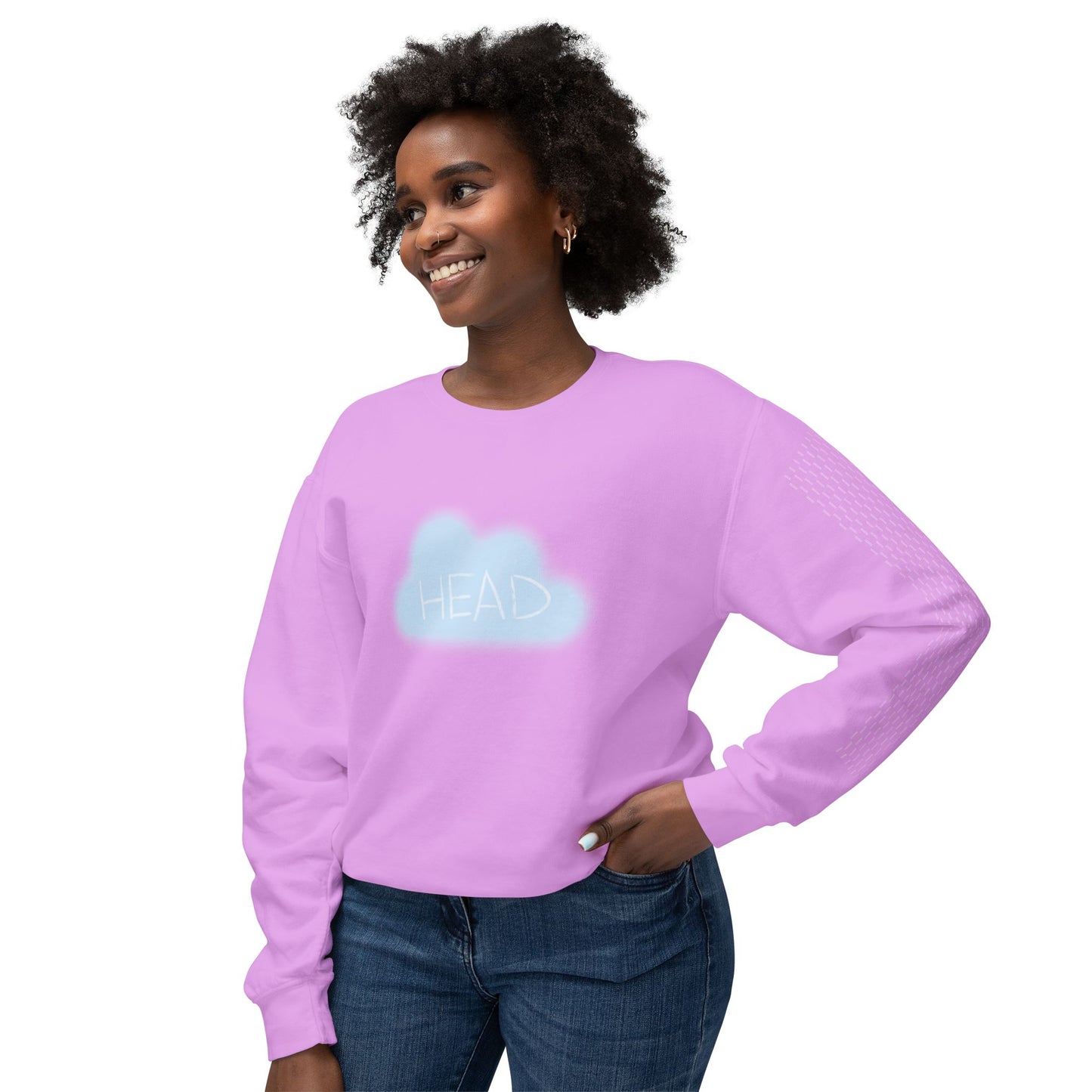 Unisex Sweatshirt. 'head in the clouds' collection. 7 colors