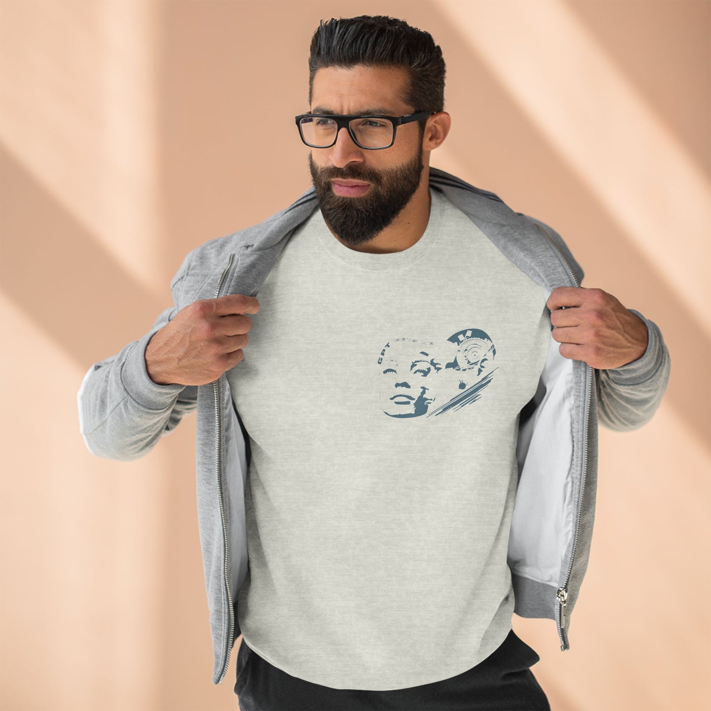 Unisex Sweatshirt. "Love GPT" collection