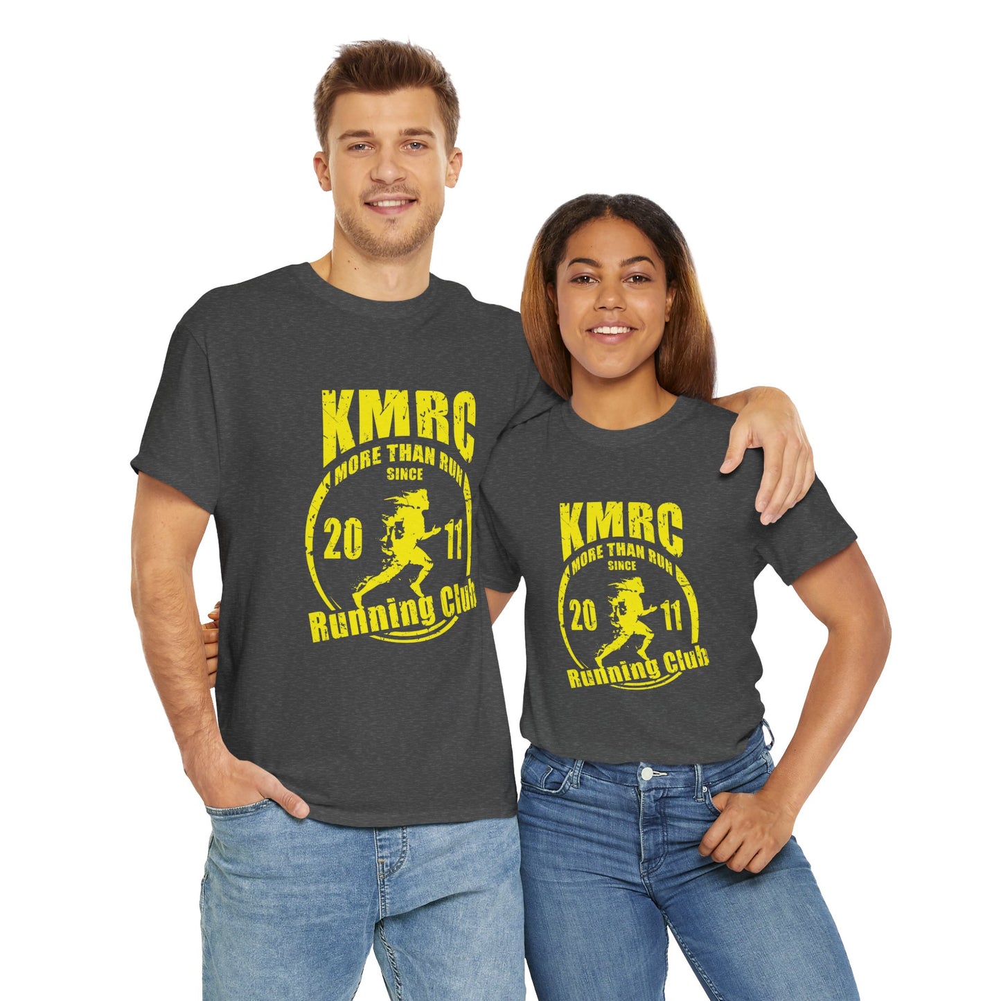 Unisex Heavy Cotton Tee. KMRC collection. more than run
