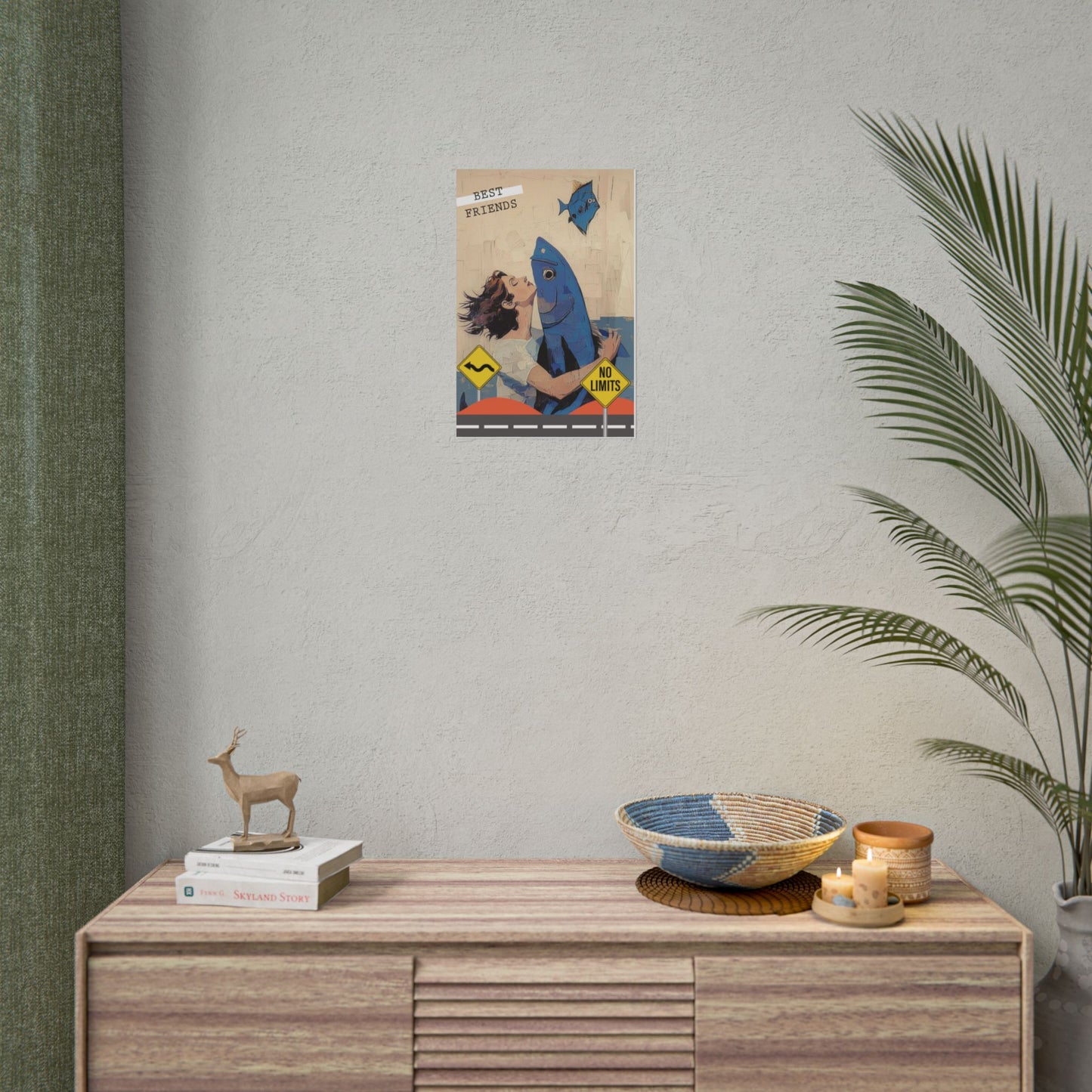 Vertical Rolled Posters. fish collection