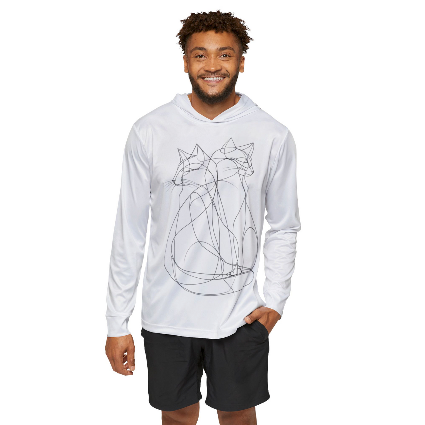 Men's Hoodie. Sports Warmup. L-size only