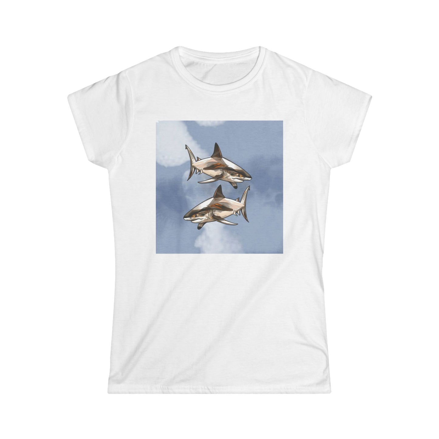 Women's Tee. Shark Mood Collection