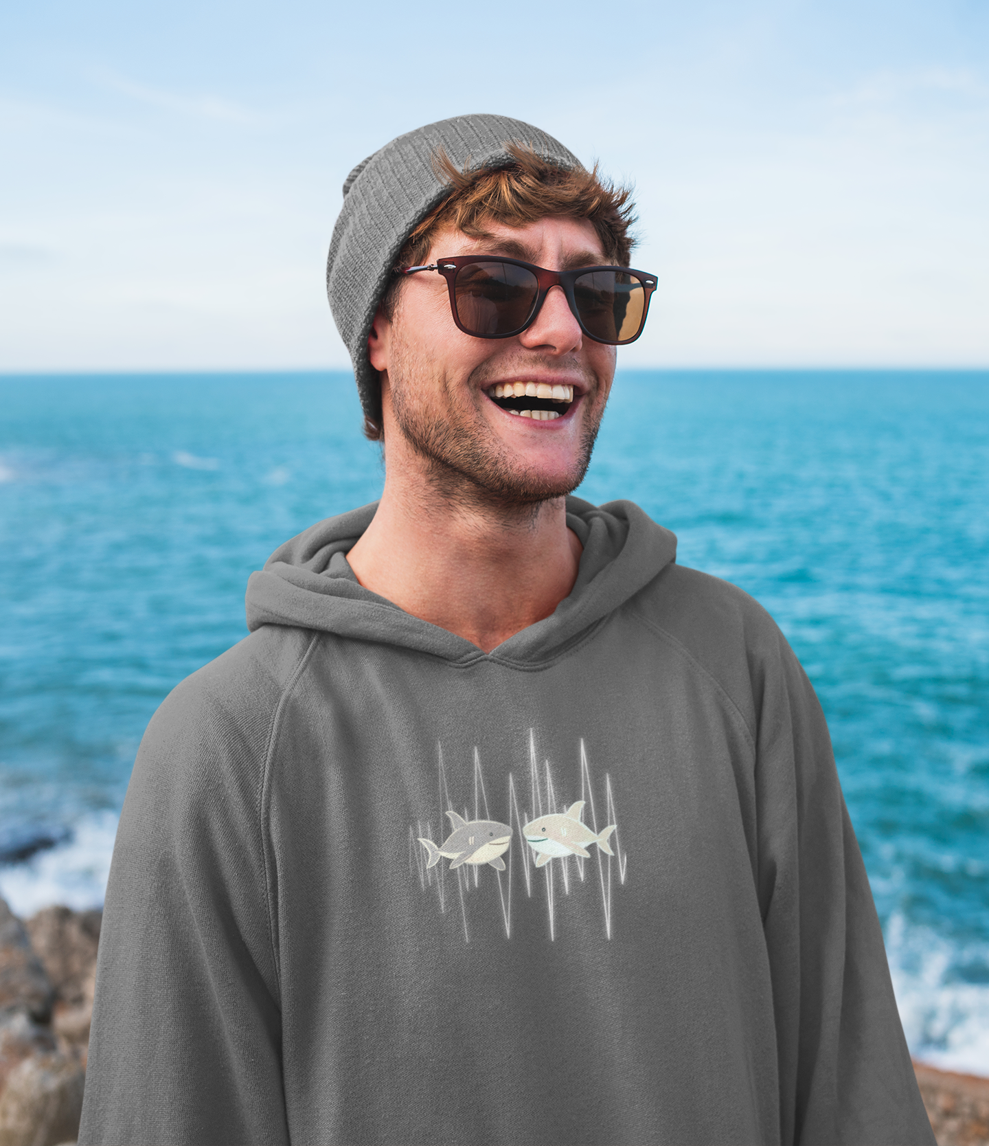 adidas Unisex Fleece Hoodie. Shark collection. 6 colours