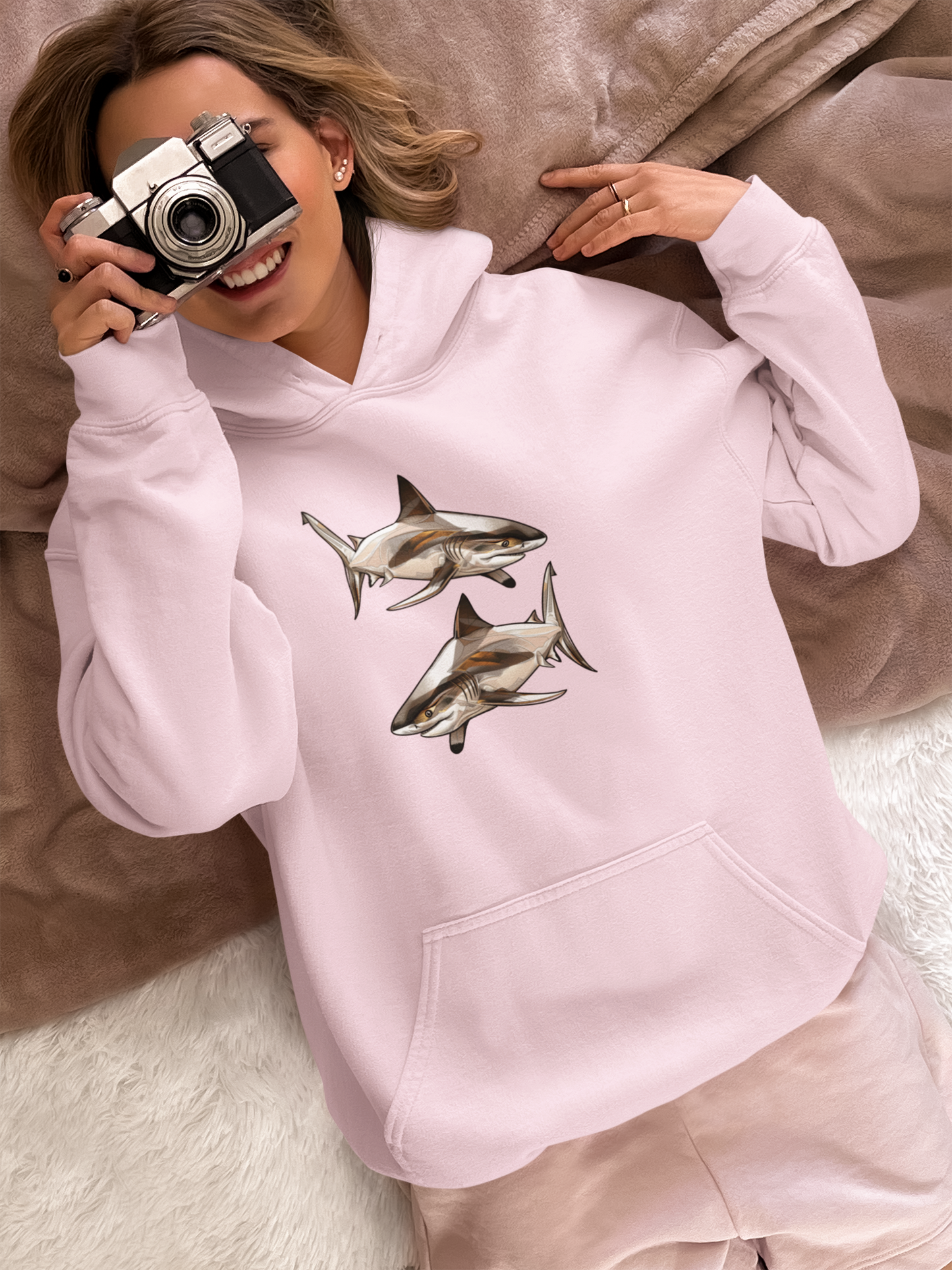 Unisex Hooded Sweatshirt. Heavy Blend™. Shark mood collection