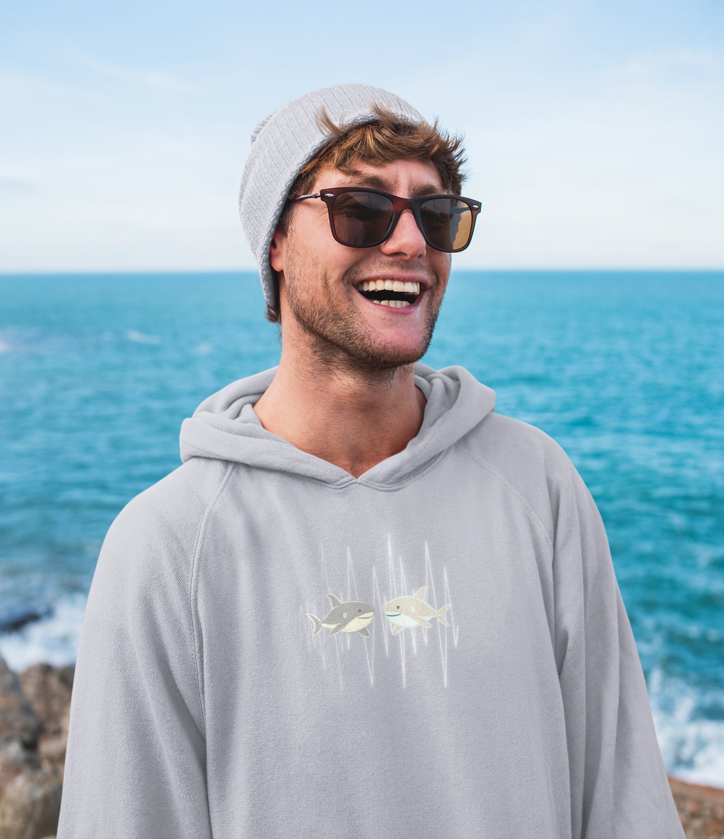 adidas Unisex Fleece Hoodie. Shark collection. 6 colours