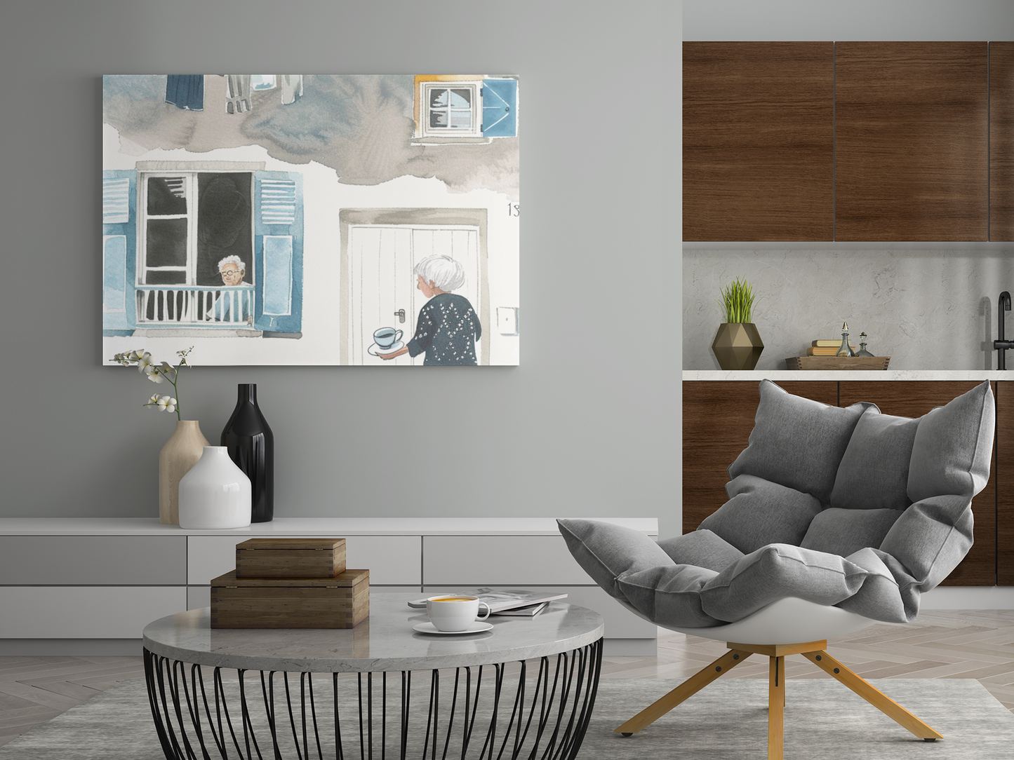 Preview collection. Horizontal canvas