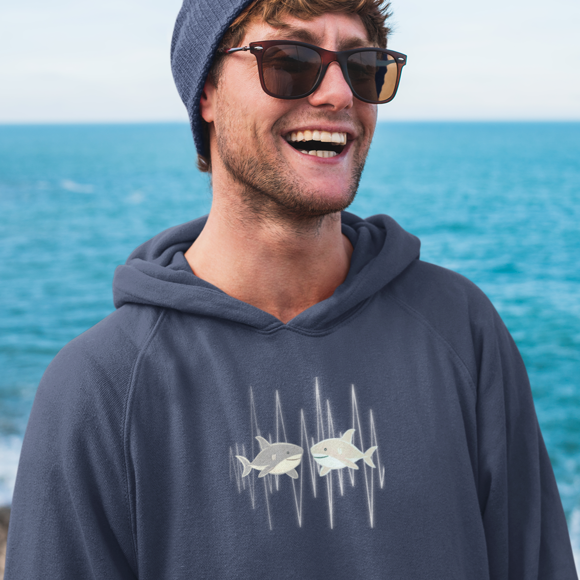 adidas Unisex Fleece Hoodie. Shark collection. 6 colours