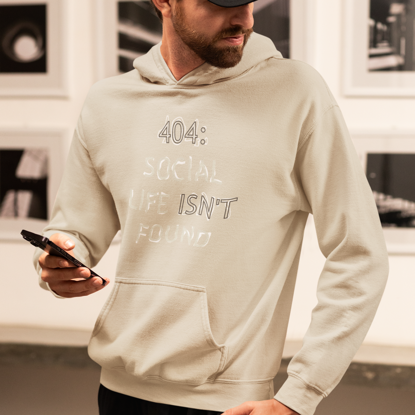 Unisex Hooded Sweatshirt. Heavy Blend™. 404 collection. 3 colours