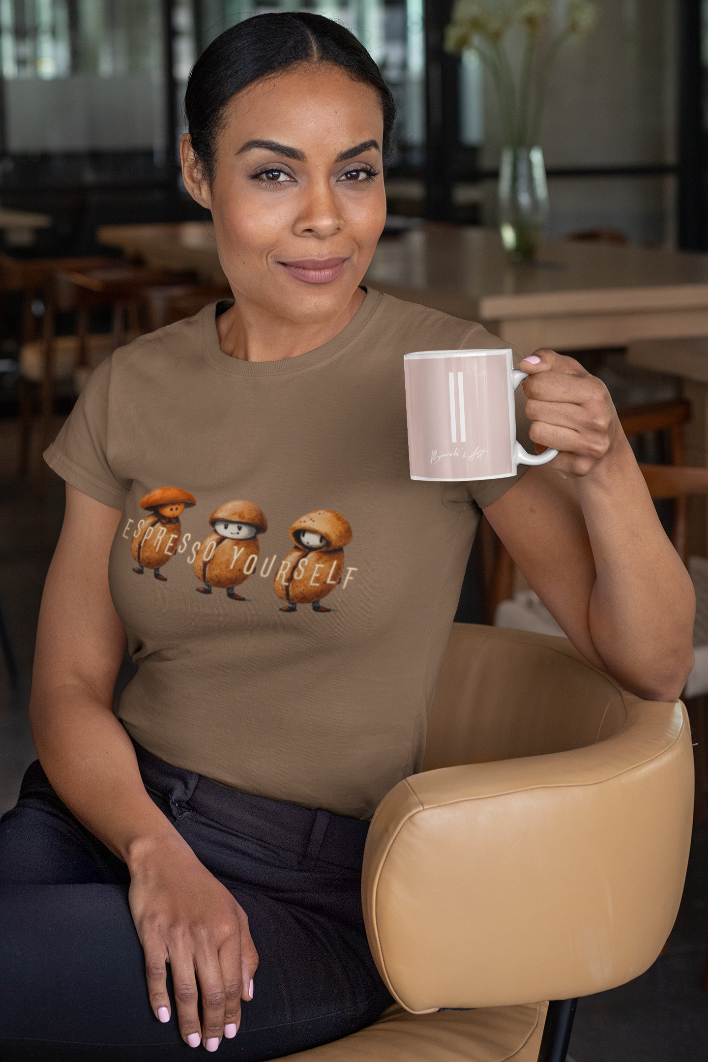 Unisex Tee. Espresso collection. 2 colours