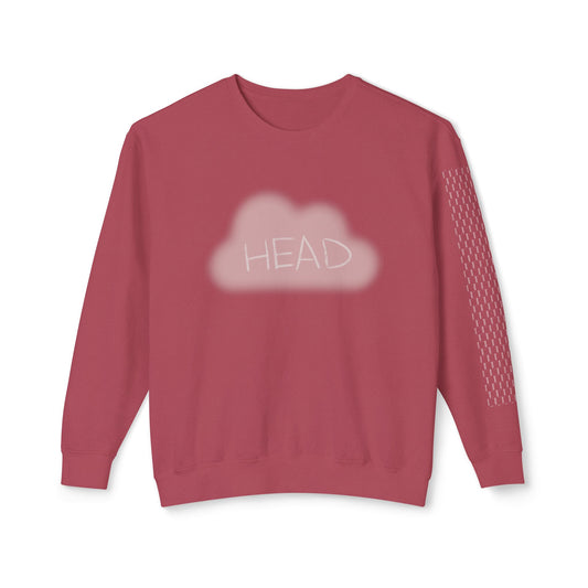 Unisex Sweatshirt. 'head in the clouds' collection. 7 colors