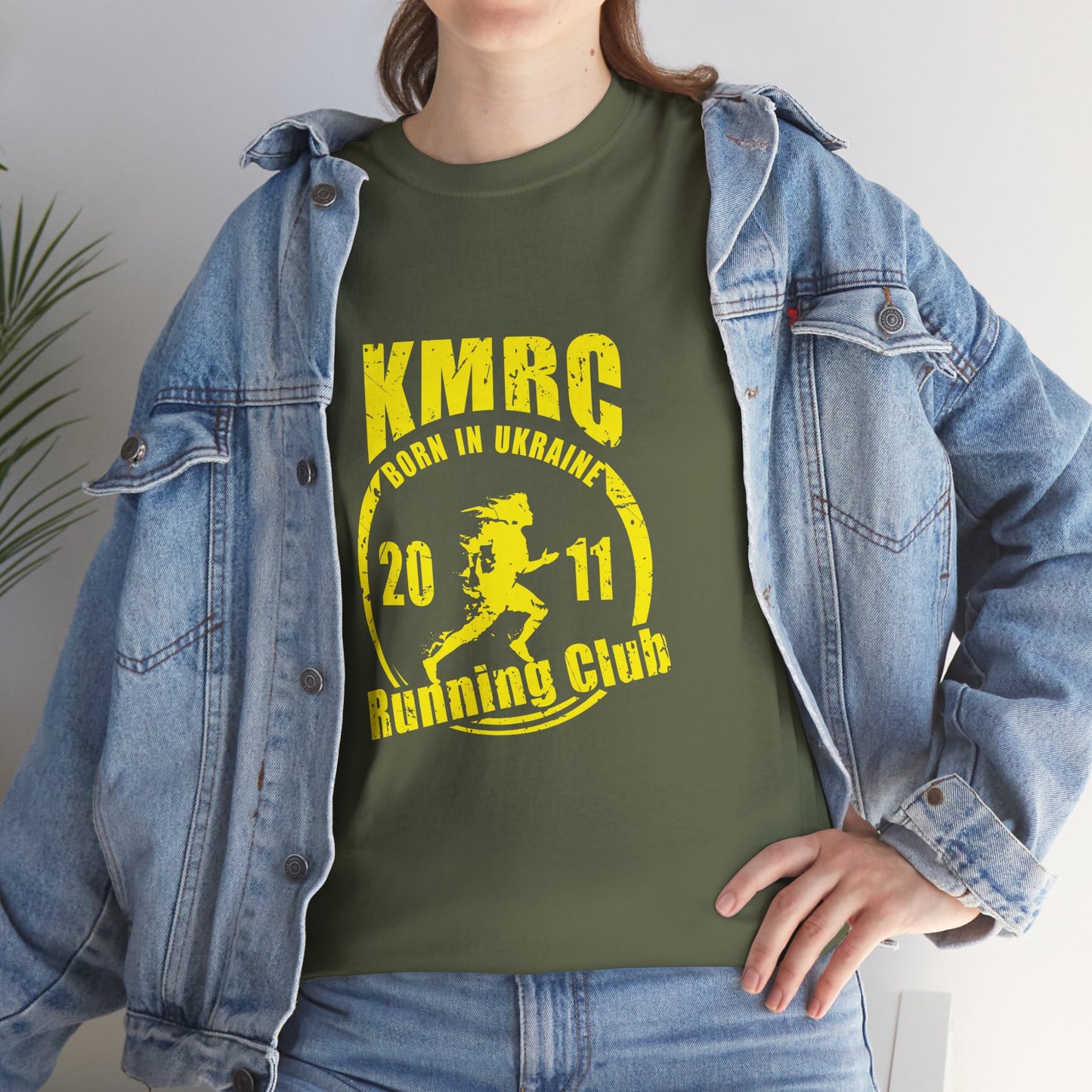 Unisex Heavy Cotton Tee. KMRC collection. born in Ukraine