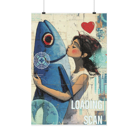 Vertical Rolled Posters. fish collection