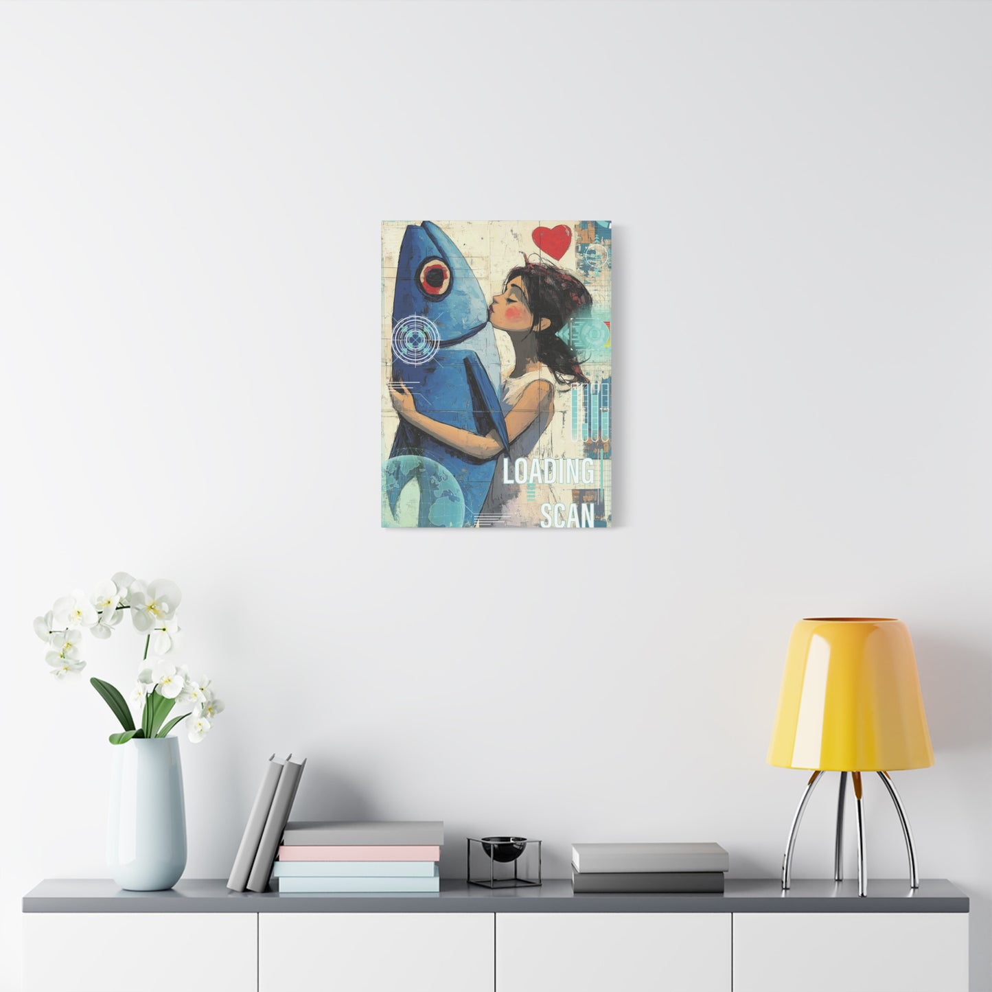 Matte Canvas, Stretched. FISH collection
