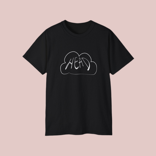 Unisex Tee. Ultra Cotton. 'head in the clouds' collection. 8 colors