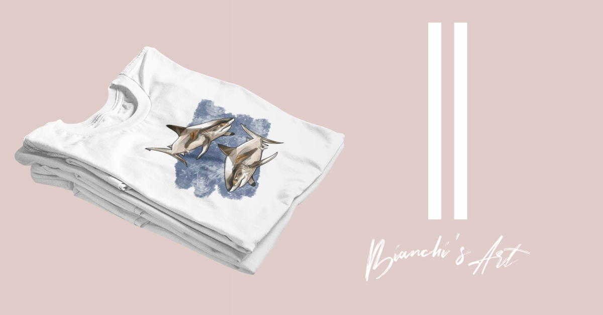 Unisex Tee. Shark Mood collection
